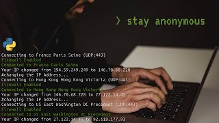 Automate VPN to change IP location with Python