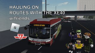 ROBLOX TTC Nextgen/NGT || HAULING WITH FRIENDS IN THE XE40 ON THE 939A/39A