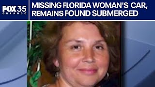 Missing Florida woman's submerged minivan, remains found