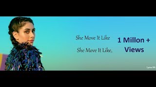 She Move It Like - Official Lyrics | Badshah | Warina Hussain | ONE Album | Arvindr Khaira