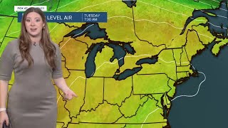 Today's Forecast: Mild high temps & decreasing cloud cover