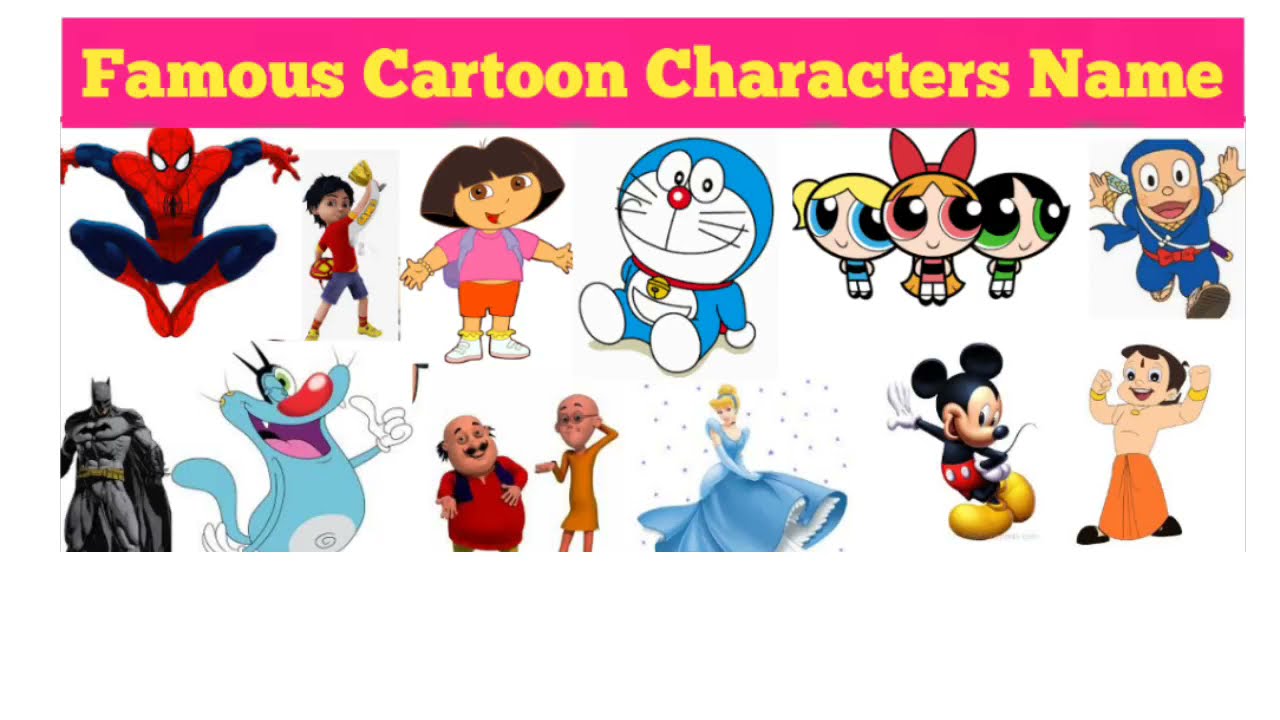 Names Of Cartoon Characters With Pictures Infoupdate Org Names Of Cartoon Characters With Pictures Infoupdate Org
