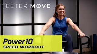 10 Min Speed Workout | Power10 Elliptical Rower | Teeter Move