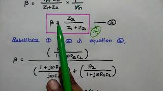 EDC - Derivation of Wienbridge Oscillator in Tamil - Electron device - Important