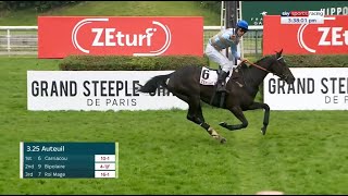 Carriacou and Davy Russell win the French Gold Cup