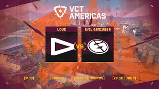 LOUD x Evil Geniuses (Mapa 2: Sunset) | VCT Americas