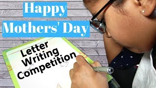 Happy Mothers' Day I First prize - Letter writing Competition-Letter to Mother *Kids Lounge*
