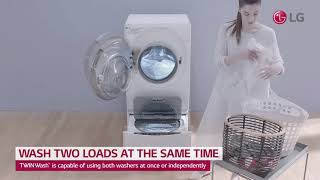 LG TWINWash : Wash Two Loads at The Same Time