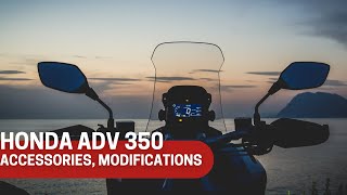 ΑΞΕΣΟΥΑΡ ΚΑΙ ΠΑΤΕΝΤΕΣ ΓΙΑ ΤΟ HONDA ADV 350-ACCESSORIES MODIFICATIONS FOR HONDA ADV350(english subs)