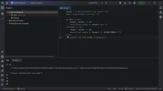 MAKING A PYTHON WEIGHT CONVERTER!!!