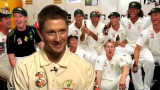 Dressing room habits - Ashes 2009