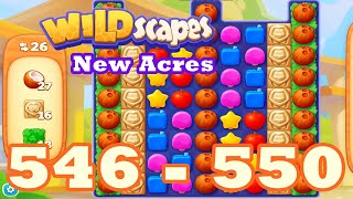 Wildscapes: New Acres Level 546 - 550 HD | 3 match | android | 547 | 548 | 549 | IOS【GameGo Game】