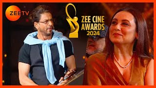 Zee Cine Awards 2024 - Rani Mukherjee Reacts To Shahrukh Khan's Performance - Ze