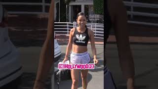 Karrueche Tran Shows Chris Brown What He's Missing While Leaving Lunch At Fred S