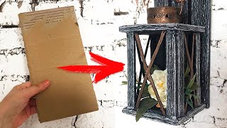 DIY Simple Cardboard Decorative Lantern | Home & Room decor