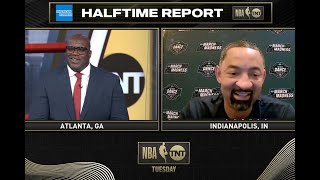 Shaq, Candace Parker & Chris Webber Show Love to Michigan Coach Juwan Howard | NBA on TNT Tuesday