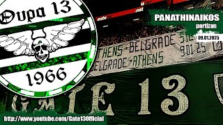 PANATHINAIKOS - partizan (09/01/25) | Gate13.gr