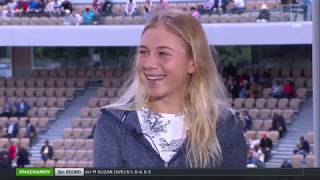 Amanda Anisimova's Big Roland Garros Upset (2019) | Tennis Channel Interview