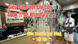 Xả kho hàng nội địa trung cực shock giá chỉ từ 480k/ cây vợt cầu lông ace qtam lh 0974251246