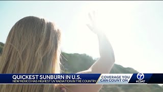 New Mexico highest in nation for UV index