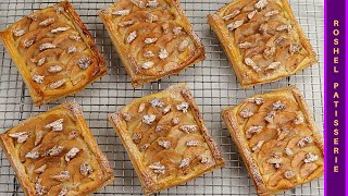 How To Make Pear Tart With Puff Pastry | Kosher Pastry Chef