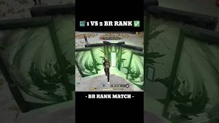 1 VS 2 BR RANK MATCH ✅ - BR RANK PUSHING - BR MATCH HIGHLIGHT - #garenafreefire