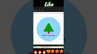CHRISTMAS TREE 🎄 Using Python 🔥🧡#christmas #python #coding