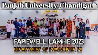 A Funny Short clip of Farewell Lamhe 2023 | Department of Philosophy | Panjab University, Chandigarh