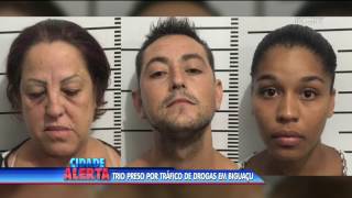 Trio preso por tráfico de drogas em Biguaçu