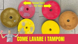 COME LAVARE I TAMPONI PER LUCIDARE AUTO - HOW TO WASH POLISHING PADS [ITA]