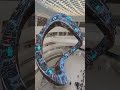 the huge möbius strip installation in xi an science and technology museum is so shocking