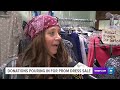 donations pouring in for prom dress sale