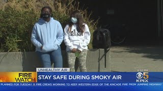 How To Stay Healthy As Wildfires Send Layer Of  Smoky Air Across Bay Area