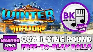 MASTER QUALIFYING ROUND PLAY-THROUGH | Winter Major 2025 | Shiruba Springs | Golf Clash Guide Tips