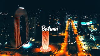 Aerial BATUMI 2023 Night Cinematic FILM