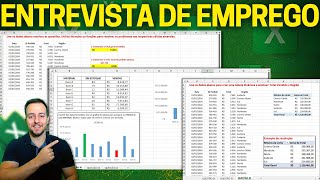 Prova de Excel para Entrevista de Emprego | Resolvendo na Prática | Planilha p/ Baixar