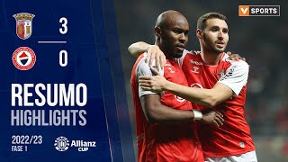 Highlights | Resumo: SC Braga 3-0 CD Trofense (Taça da Liga 22/23 - Fase 3 - Jornada 1)