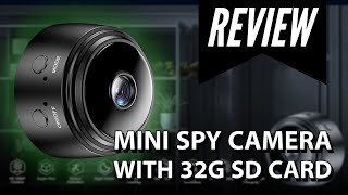 Spy Camera with 32GB SD | Wifi and Night Vision | REVIEW