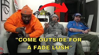 FLAKKO CONFRONTS LUSH ON  NO JUMPER LIVE *wants a fade*