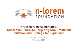 n-Lorem Foundation TUBB4A Session: November 20, 2024