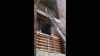 High Point Ladder Anchor--Firefighter Removal