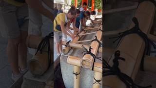 京都伏見稻荷神社⛩️ 開始前的洗手儀式Fushimi Imari Shrine Kyoto washing hands