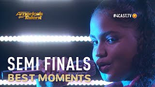 Wow! Mel B Golden Buzzer performs an amazing rendition of "Happy" by Pharrell
