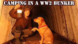 Underground Camping in a WAR BUNKER | Secret Door Opened | Tunnel Found? | Stealth Survival Shelter