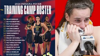 Caitlin Clark in the Indiana Fever Training Camp Roster 2024 Released
