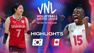 🇰🇷 KOR vs. 🇨🇦 CAN - Highlights | Women's VNL 2024