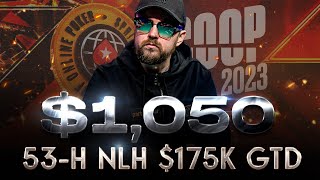 Final Table 53-H $1,050 pads1161 | great dant | markovitsus SCOOP 2023 Cards-UP Poker Replay