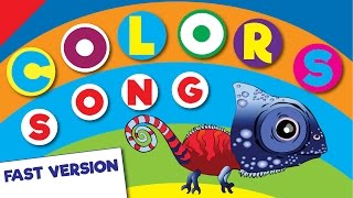 Colors Song (Fast Version) | Learn Colors in English | ESL for Kids | Fun Kids English