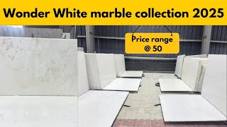 Latest Wonder White Marble Collection with Price 2025 | White Marble Floor | Indian White Marble