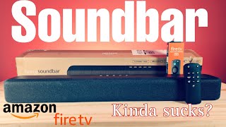 Unboxing and Review: Amazon Fire TV Soundbar